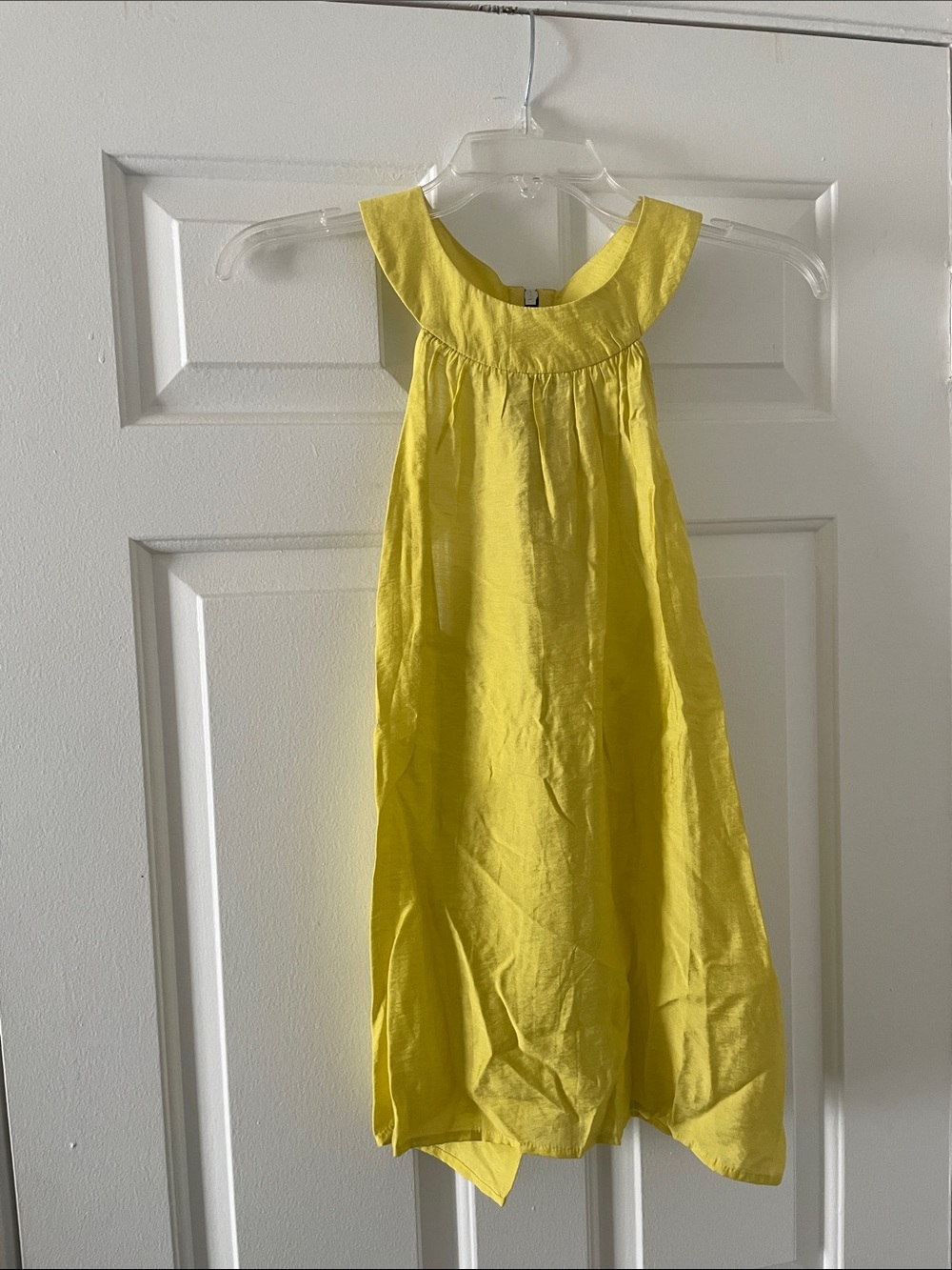 zinc Bright Yellow Sleeveless Shift Blouse